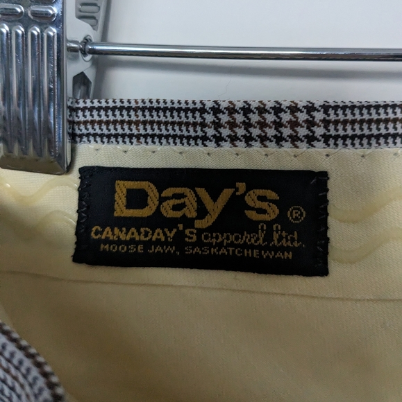 Vintage Checked Flared Pants - Picture 6 of 8